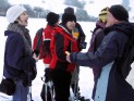Februar 2009 Beitrag übers Schneeschuhwandern auf der Schwäbischen Alb - mit gut gelaunten Interviewpartnern.