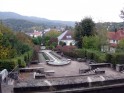 SWR-Fernsehkurs Oktober 2009. Mein erster Drehort war das vom Verfall bedrohte Baden-Badener "Paradies", eine Wasserspielanlage aus den 20er Jahren.
